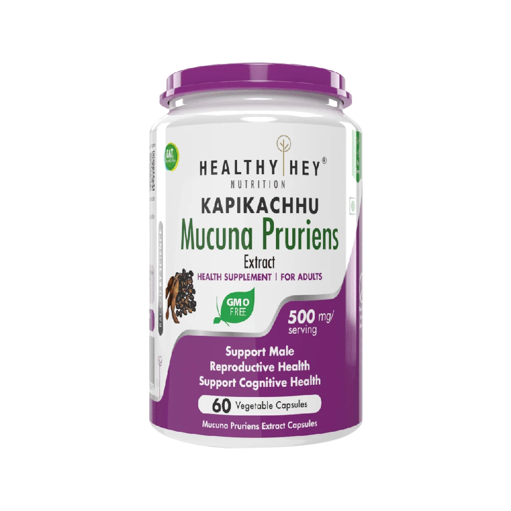 Mucuna Pruriens Extract 500mg Veg Capsules