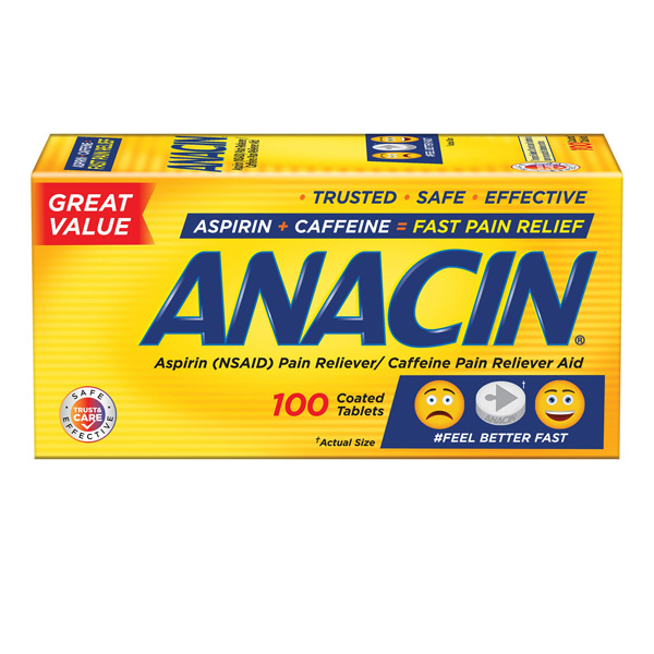 Generic Anacin (Aspirin/Caffeine)